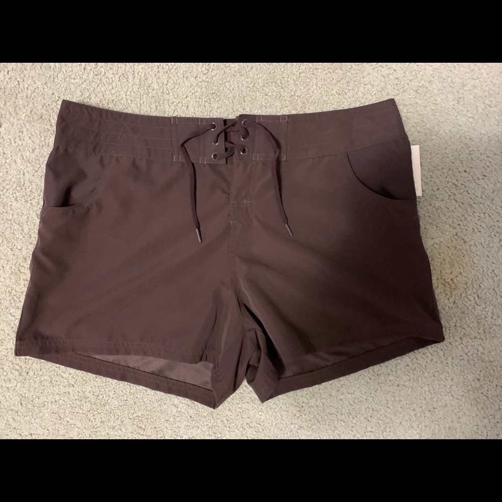 NWT Leilani Swim shorts, Size 16 Brown